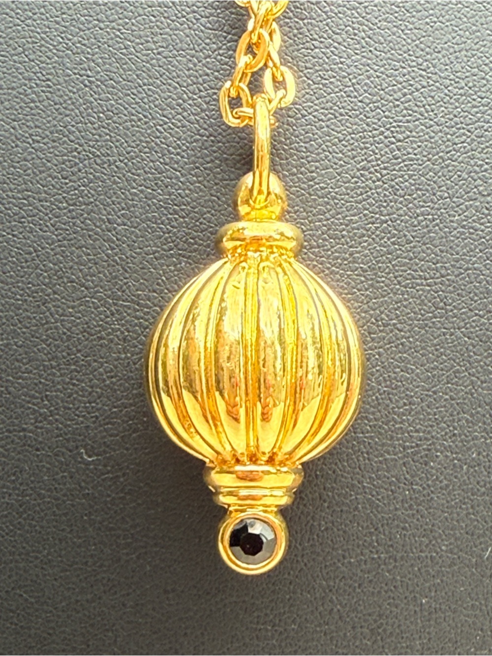 Vintage PRINCESS HOUSE Luminess "Empress" Pendant gold Necklace - Picture 5 of 7